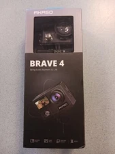 Akaso Brave 4 Action Camera  4k  Black New Sealed!