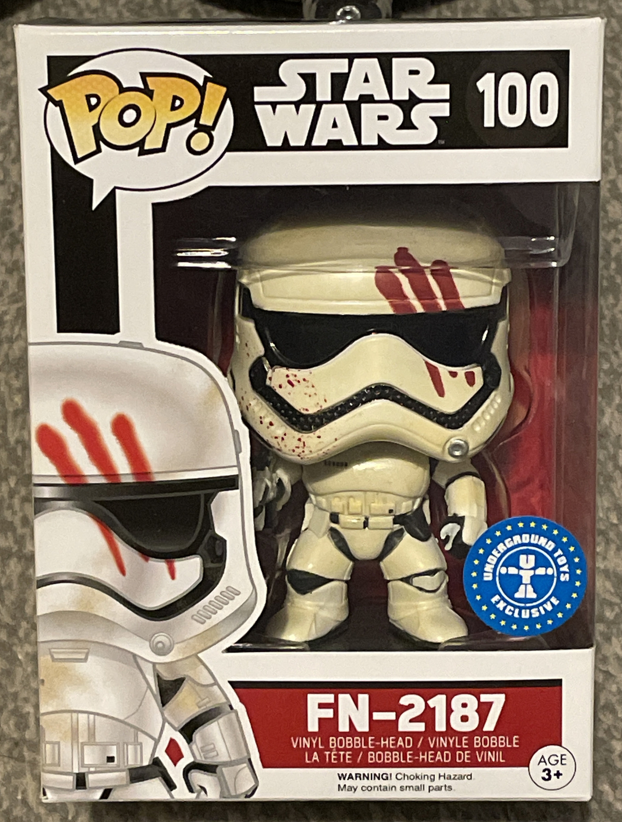 En Oferta Funko Pop! Star Wars #100 Fn-2187 Juguetes Subterráneos Exclusivos + Protector Pop