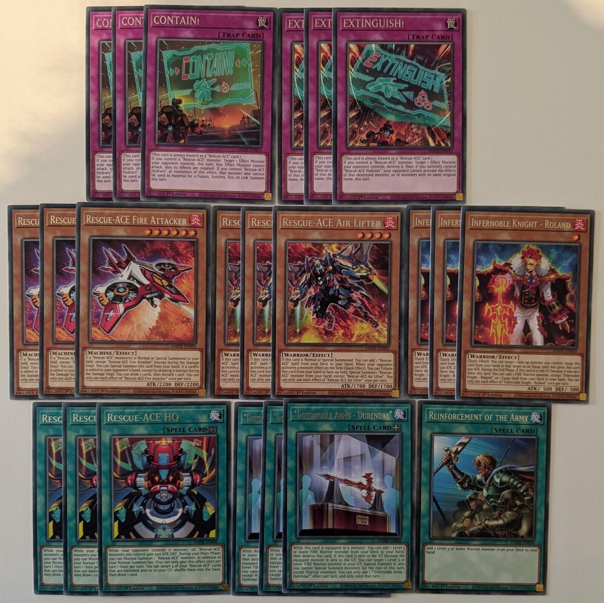 YuGiOh 22 Card Rare Rescue-ACE Deck Core | eBay Australia