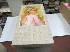 CA450 LOT DE 2 BOITES BOX VIDE ANCIENNE POUPEE RAYNAL LAURETTE + PATRICIA  1960