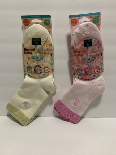 Calcetines térmicos Earth Therapeutics con humedad de manteca de karité se adaptan a la talla 5-11 You Ch - Imagen 3 de 11