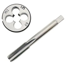 M12x1.25 Metric Tap and Die Set RH HSS M12 x ...