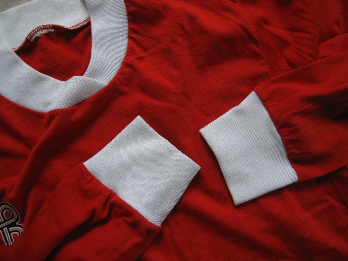 Maillot Vintage Kopa – Années 80/90, Rouge Coton, Taille S, Occasion