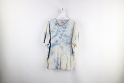 #ad Vtg 90s Streetwear Womens XL Distressed Acid Wash Short Sleeve Pocket T Shirt $26.95