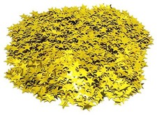 Gold Glitter Star Confetti 20mm Metallic Foil Stars Wedding 250 Grams