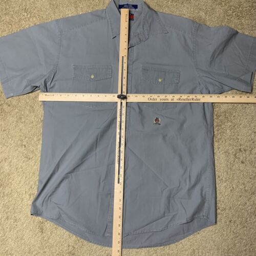 Tommy Hilfiger Mens S Grey Short Sleeve Button Up Shirt - Picture 5 of 5