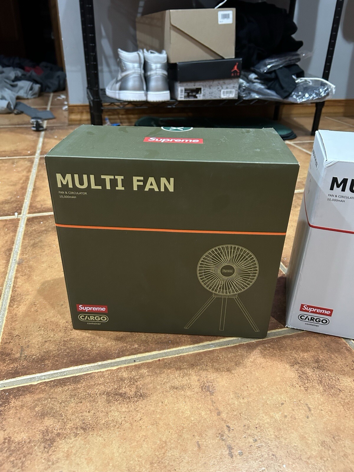 Supreme Cargo Container Electric Fan- Olive-image