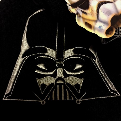 Disney Star Wars Embroidered Darth Vader Ear Flap Laplander Hat and Gloves Set