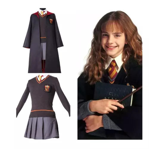 Costume de cosplay fille adulte Harry Potter Hermione Granger Gryffondor