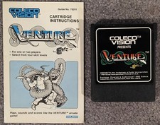 ColecoVision Venture Game with Manual Tested Working