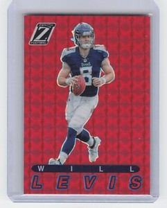 2023 Panini Zenith Will Levis #20 1994 Pacific Rookie Red Prizm Titans 