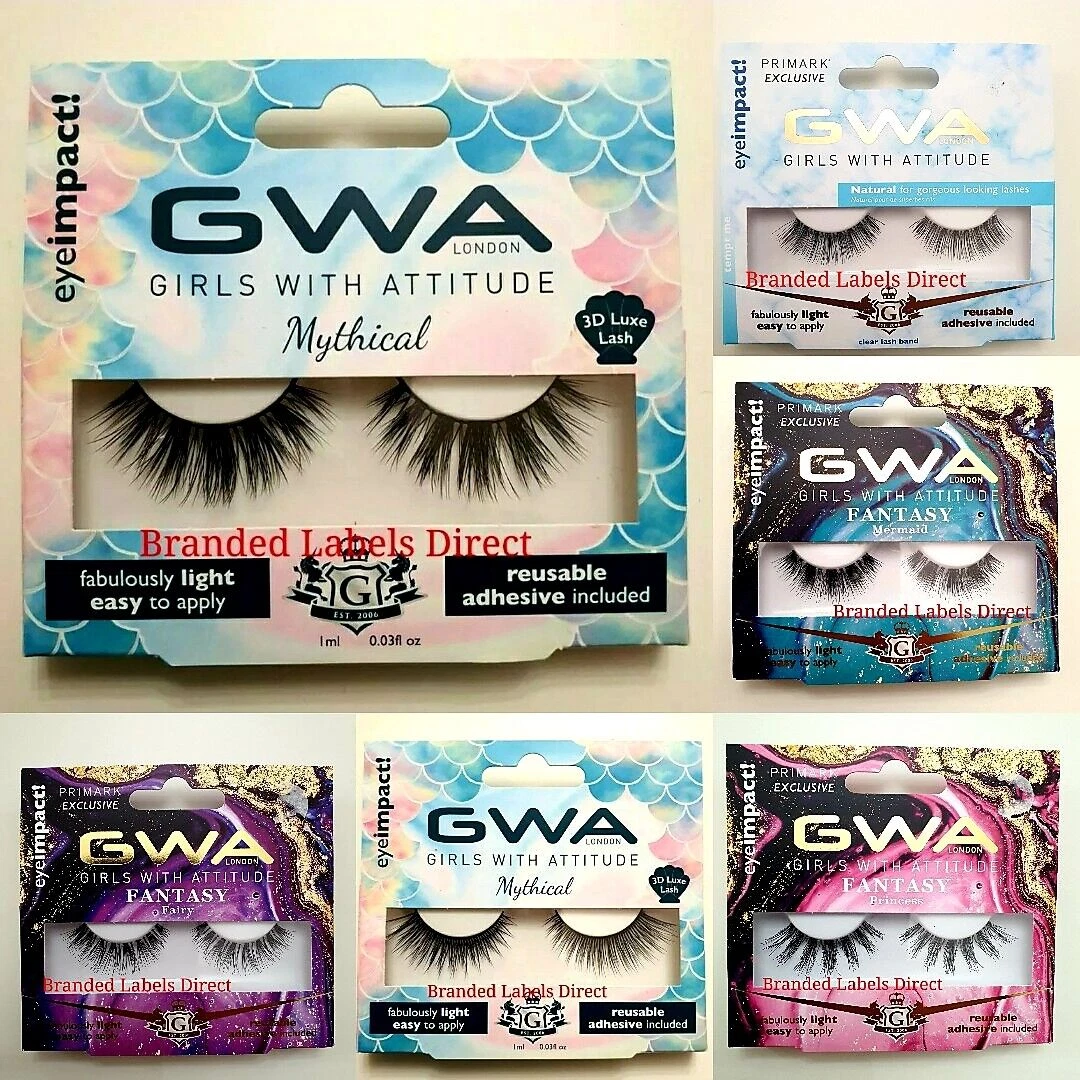 GWA COLLECTION FALSE EYELASHES MYTHICAL FAIRY NATURAL GLAMOUR EYE LASHES