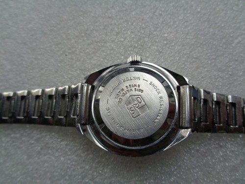 Rare Vintage Swiss Made Oris Blue Dial Ladies Hand-Winding Mechanical Wristwatch - Picture 10 of 11
