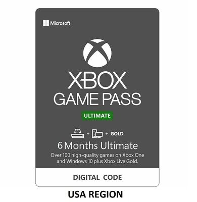 Xbox Live Game Pass Ultimate 1 Month Membership Key Region Free