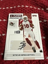 2007 Playoff NFL Playoffs Red Signatures 24/100 Steve Breaston #174  Auto RC
