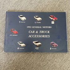 Rare 1992 General Motors Car & Truck Accessories Manual - Original