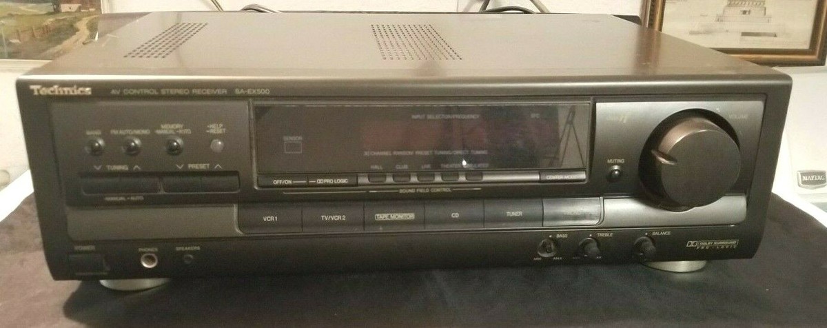 Technics SA-EX500 Stereo Receiver Dolby Surround Sound AV Control