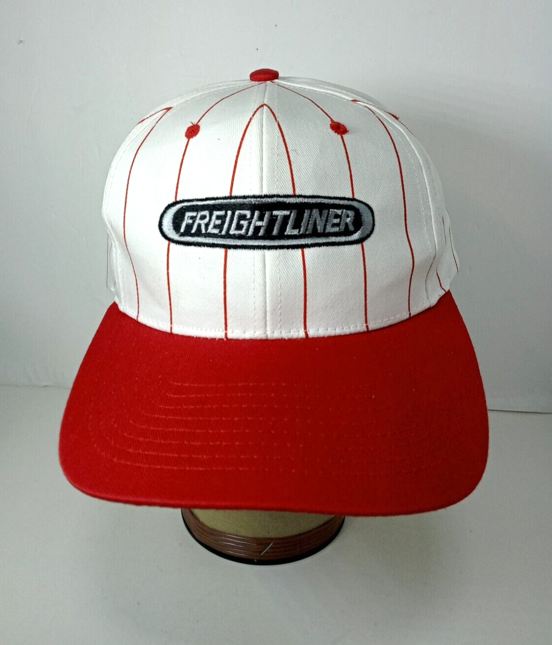 Freightliner Snapback Baseball Hat Cap White Red … - image 1