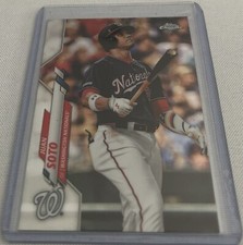 2020 Topps Chrome Baseball Juan Soto Washington Nationals base card #12