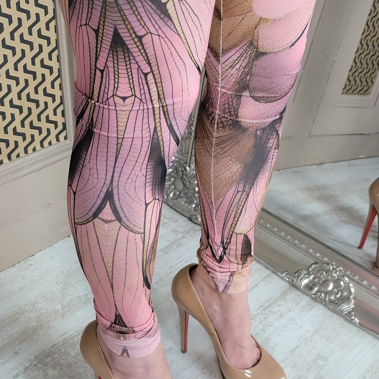 Alexander Mcqueen Patterned Stretch Leggings Pant… - image 19