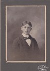 Herman Perkins Cabinet Photo of Young Man - Ellsworth, Maine
