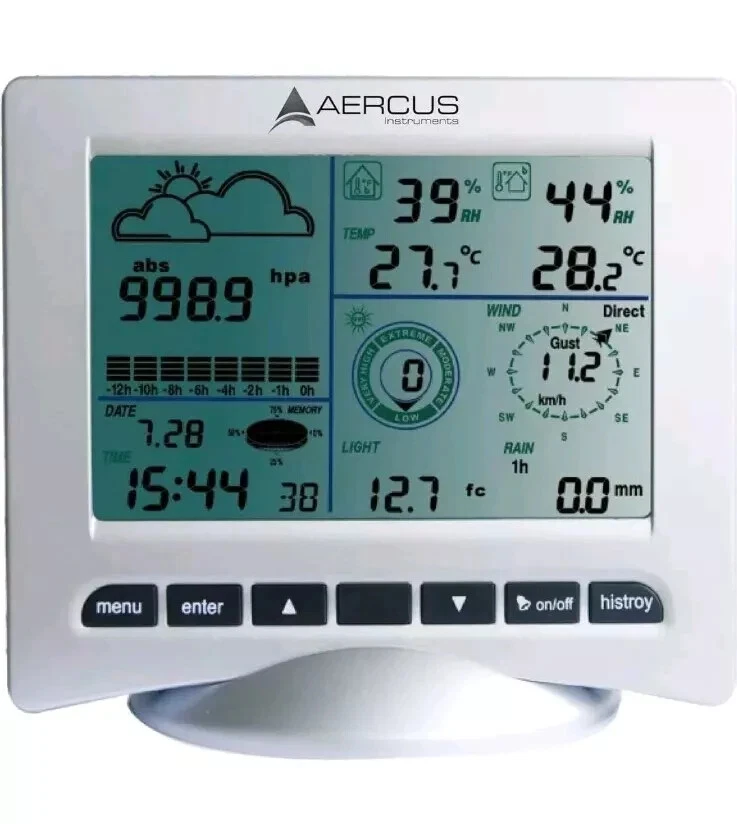 Aercus WS3085 Wireless Weather Station with USB Upload + UV Index & Light Meter - Image 3 of 4