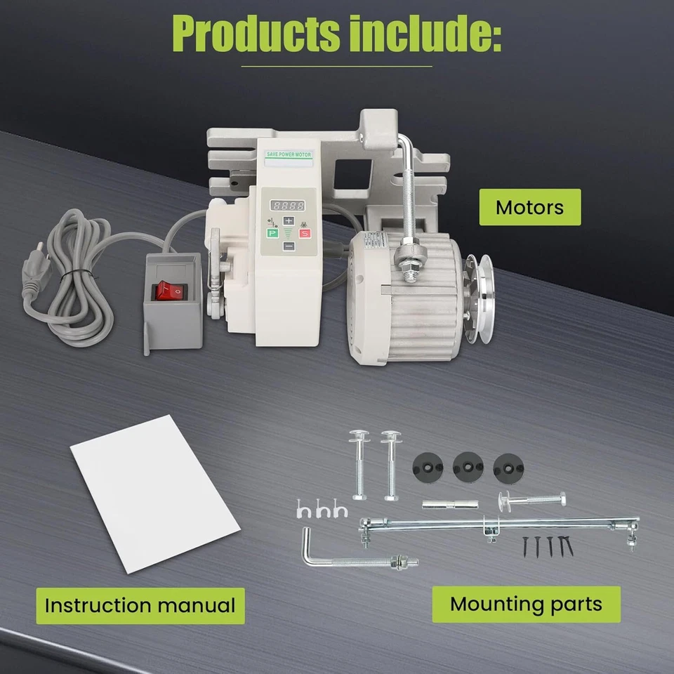 750W Servo Motor For Industrial Sewing Machine Energy Saving Brushless Motor - image 4 of 4