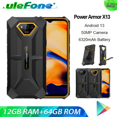 Ulefone Armor X13 Rugged Phone 6+64GB IP68/IP69K Octa Core 4G NFC Global Version
