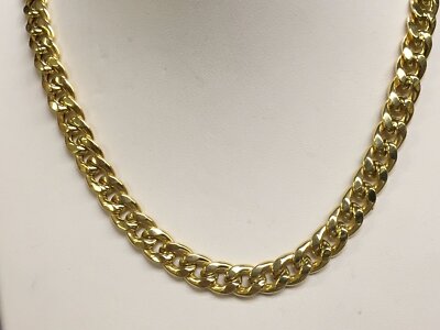 14k Gold Miami Cuban Curb Link 22'' 8 mm 40 grams chain/Necklace (REL)