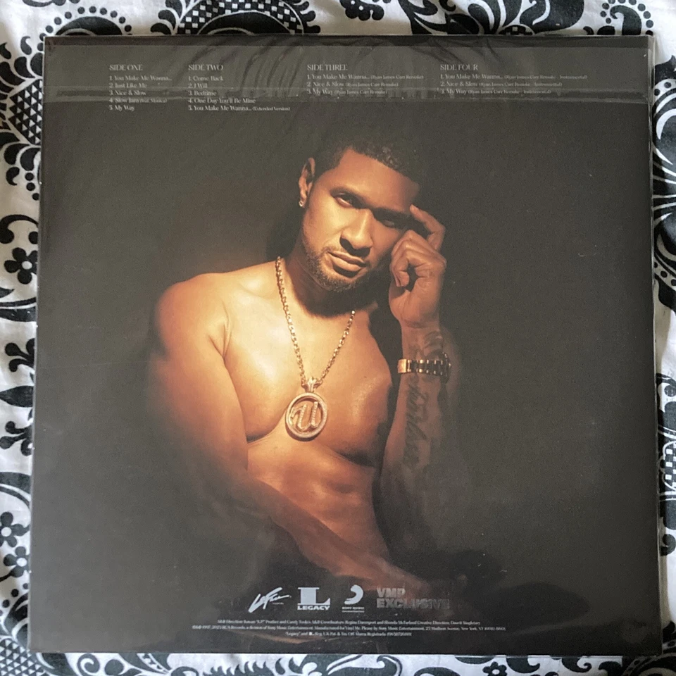 NEW Usher My Way VMP Vinyl Me Please 25th SILVER CLOUDY 180gr 2LP Deluxe OOP - Image 3 of 3