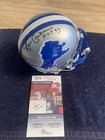 Lou Creekmur HOF 96 Autographed Authentic Lions Mini Helmet JSA COA & Case   — photo 2