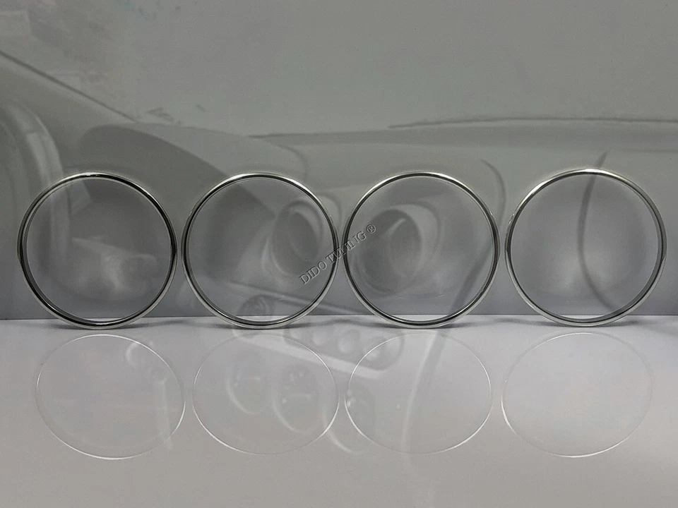 Anillos de ventilación de aire cromados pulidos de aluminio para Ford Cougar o Mercury Foto 4 de 4