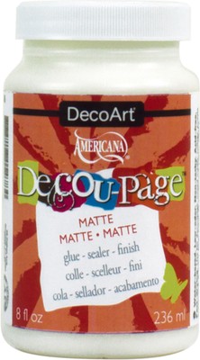 Deco Art DS10664 Americana Decou-Page Glue-8oz Matte (4Pk)