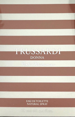 TRUSSARDI DONNA PINK MARINA EAU DE TOILETTE SPRAY FOR WOMEN 3.4 Oz / 100 ml NEW!