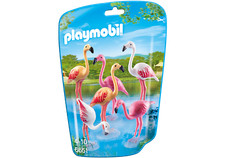 Playmobil 12 pc Set 6651 Flock of Pink Flamingos NEW factory sealed
