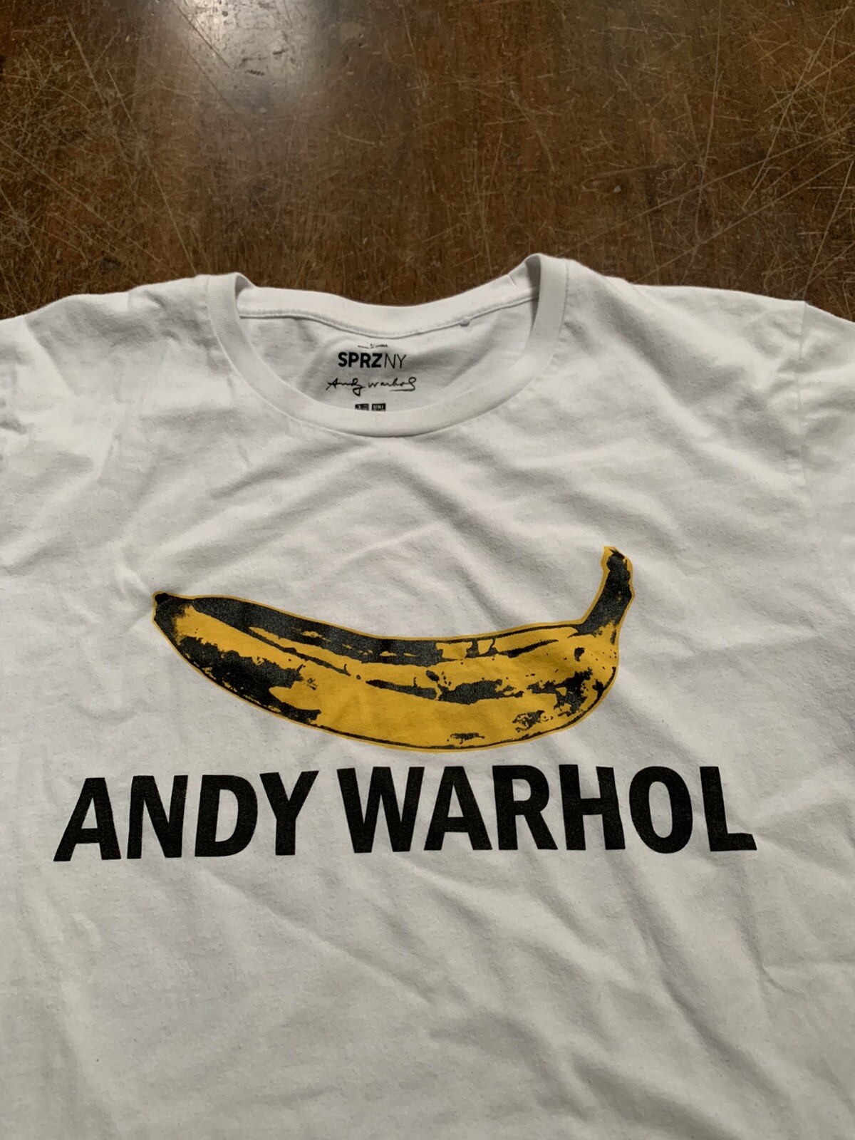 Andy warhol velvet underground banana logo t shirt sprzny uniqlo sz