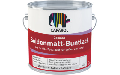 Caparol Capalac Seidenmatt-Buntlack 2.5 Liter Weiß