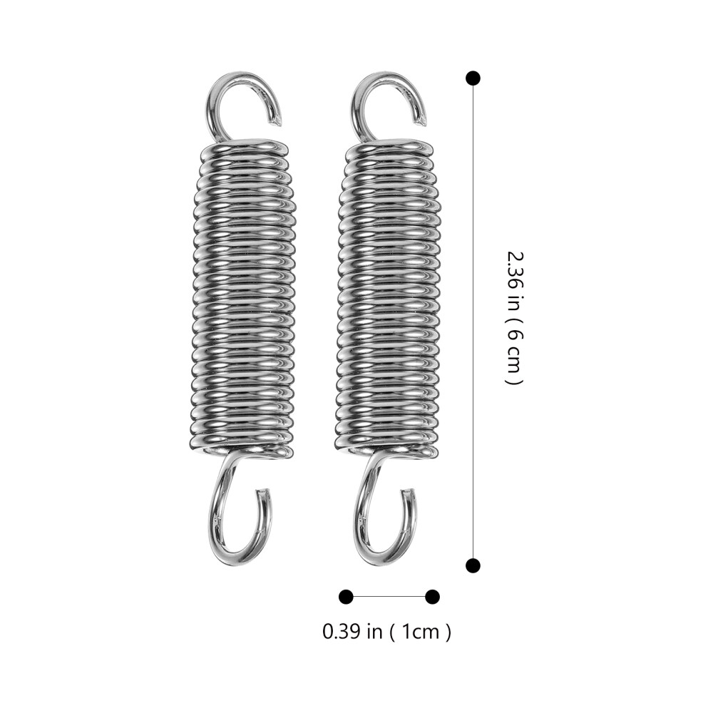 2pcs Metal Drum Foot Pedal Spring Heavy Duty Drum Pedal Spring Drum