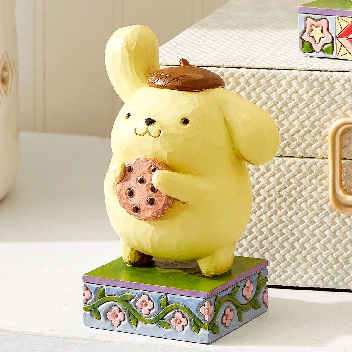 ღ New JIM SHORE SANRIO Figurine POMPOMPURIN Chocolate Cookie