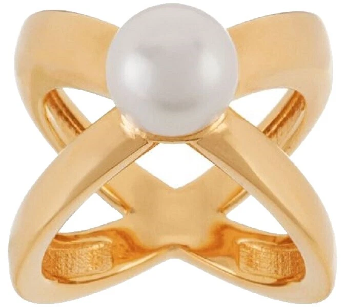 Pearl Bronze Fashion Rings