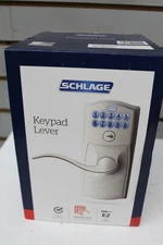 SCHLAGE FE595 CAM 619 ACC Camelot Keypad Entry with Flex-Lock  and Accent Levers