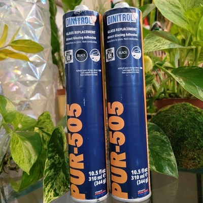 Dinol Auto Glass Windshield Urethane Primerless Adhesive Glue Sealant {X2}