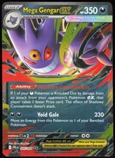 Fiamme Fantastiche Mega Gengar ex 056/094 Doppio Pokemon Raro Nuovo/M