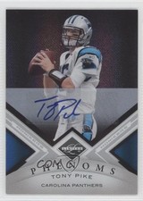 2010 Panini Limited Phenoms Monikers Silver 91/199 Tony Pike #198 Auto c8n