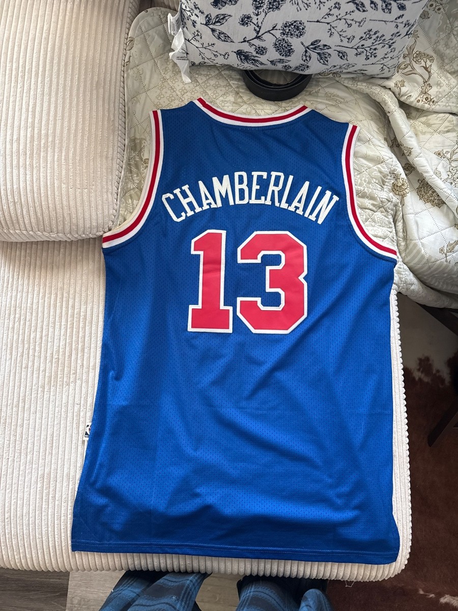 Wilt Chamberlain Philadelphia 76ers NBA Hardwood Classics Jersey