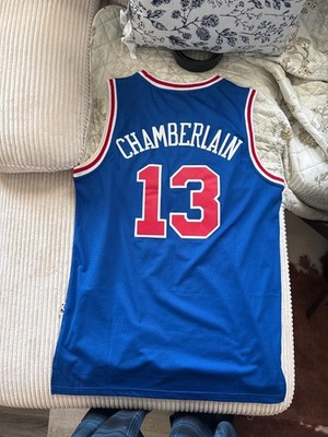 Wilt Chamberlain Philadelphia 76ers NBA Hardwood Classics Jersey