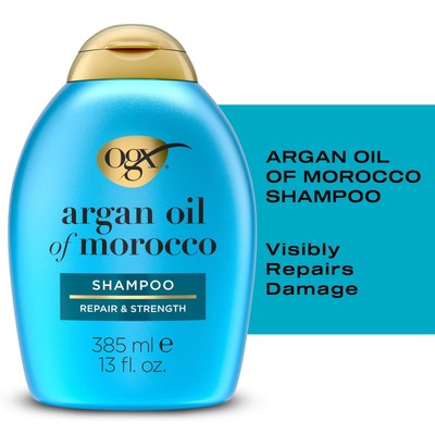 OGX Argan Oil of Morocco Shampoo, 13 fl oz Renewing Daily Moisturizing Hair Care