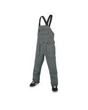 Volcom Roan Bib Overall Men's Snow Pants, Dark Grey, X-Large