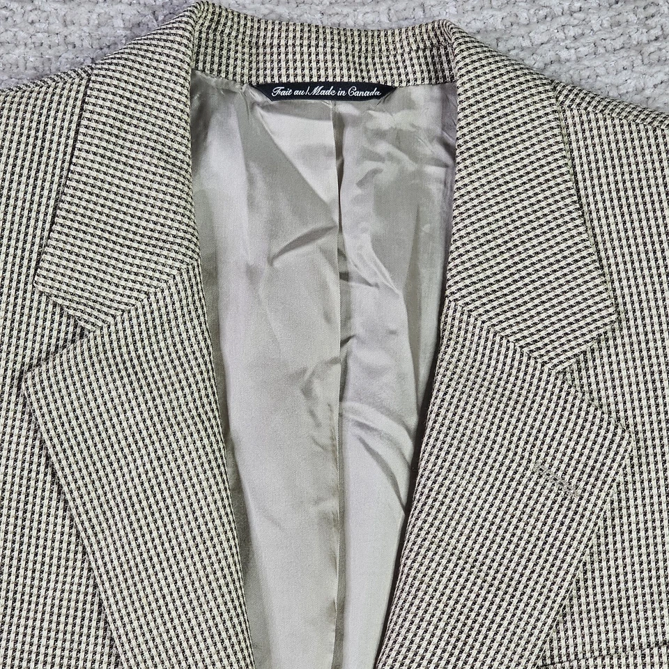 JACK VICTOR  Blazer Sport Coat Mens 42R Jacket Wool Bamboo — 第 2/4 张图片