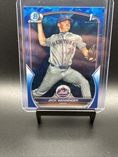 2023 Bowman Chrome Draft Sapphire Edition - Jack Wenninger #BDC-68 (RC) Mets